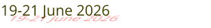 19-21 June 2026